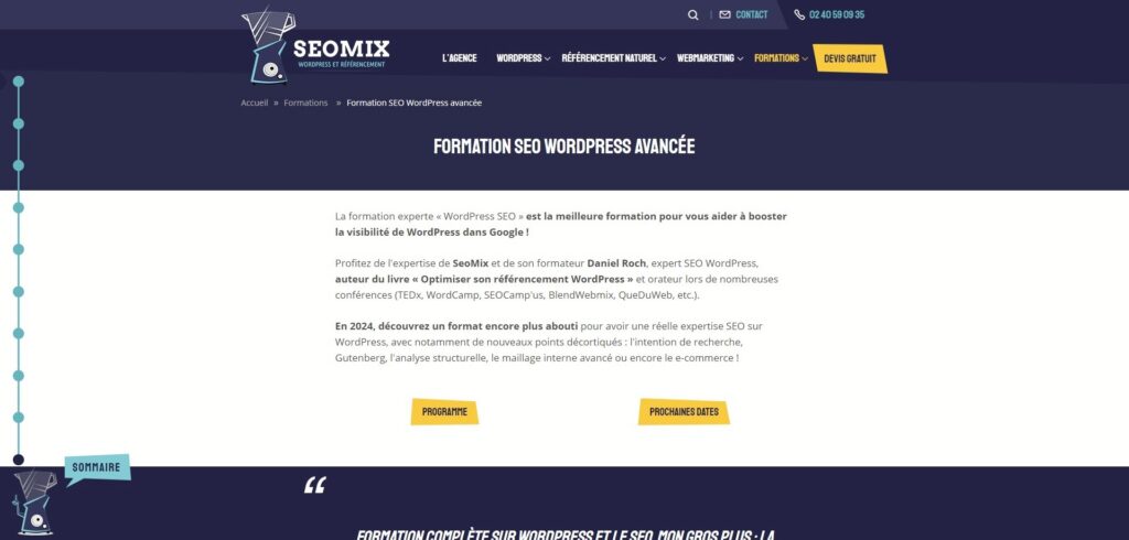 formation seo wordpress seomix