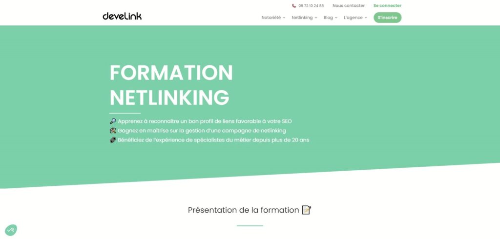 formation netlinking develink