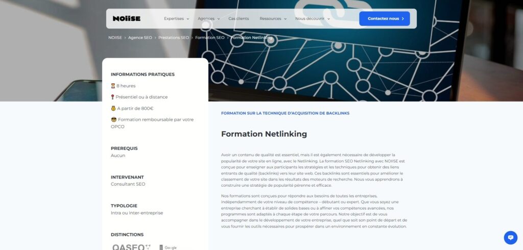 formation netlinking noiise