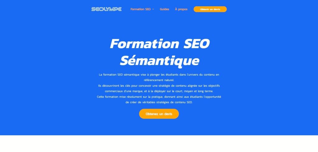 formation seo semantique seolympe