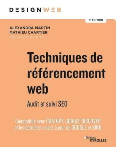 livre "Techniques de référencement web" d'Alexandra Martin et Mathieu Chartier