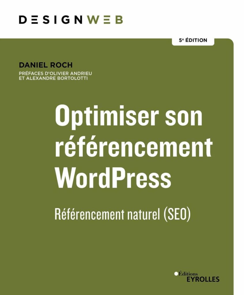livre "Optimiser son référencement WordPress" de Daniel Roch