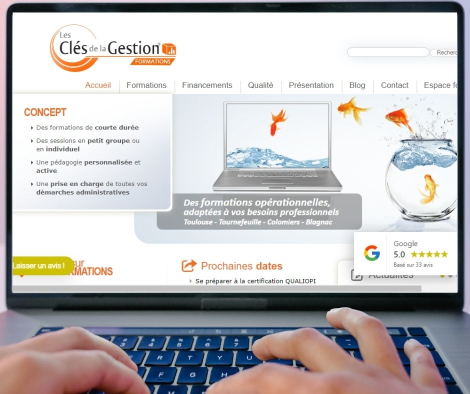 Formation SEO à La Salvetat-Saint-Gilles par Les clés de la gestion - Marjolaine Lavandier
 : SEO : les clés d'un bon référencement